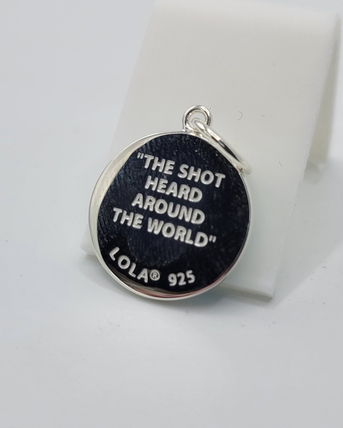 Lola & Company Lexington Minuteman Charm Light Blue