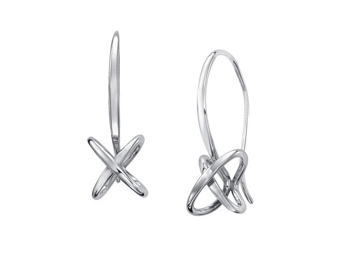 Ed Levin Kiss Earring Sterling Silver