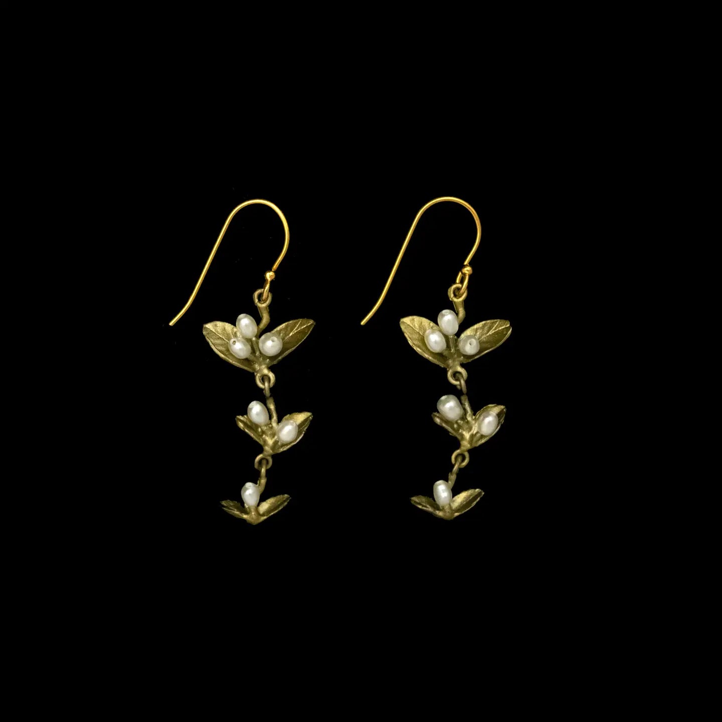 Michael Michaud - Spring Vine Wire Drop Earrings