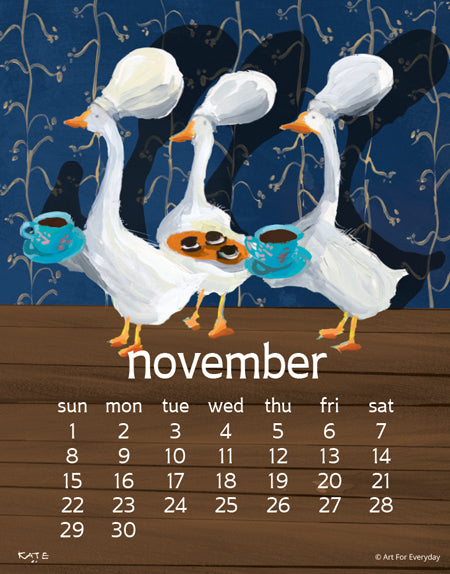 2026 Kate Libby Poster Calendar