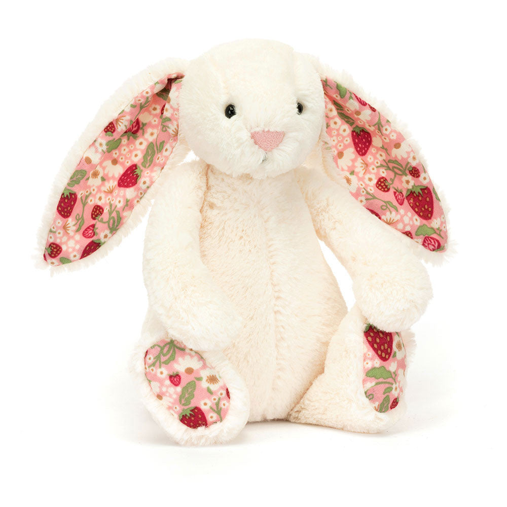 Jelly Cat Blossom Cream Bunny 'Berry' Small