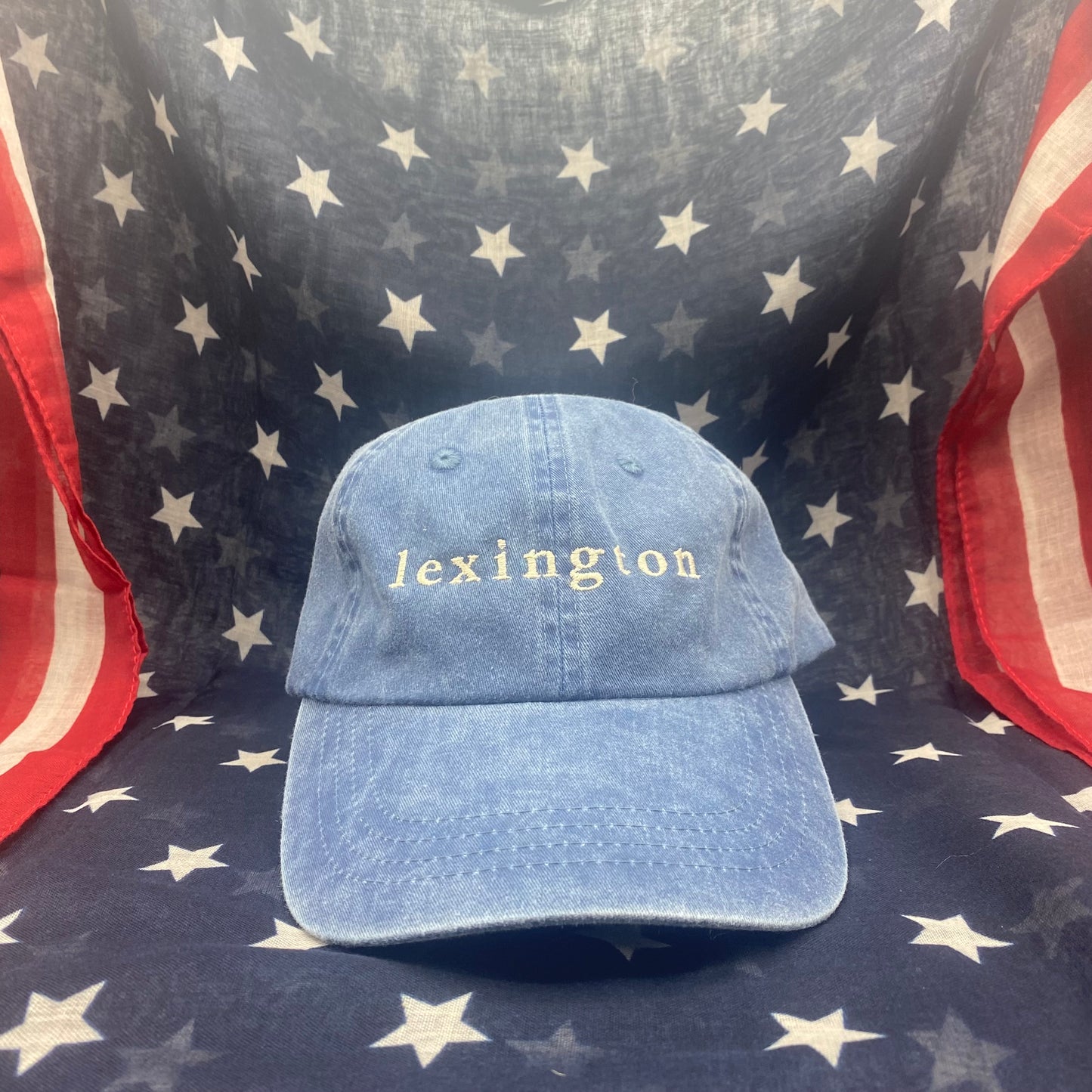Lexington Embroidered Hat Navy