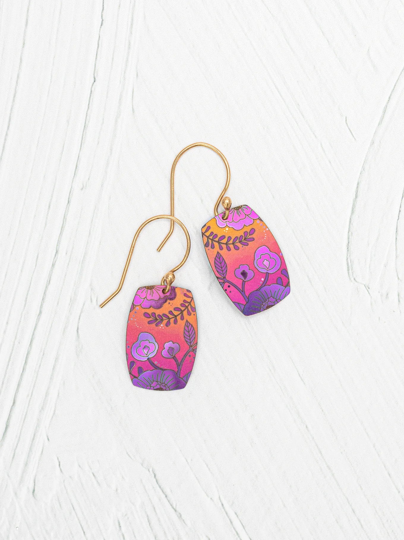 Holly Yashi Forever Fleur Earrings Pink Mist