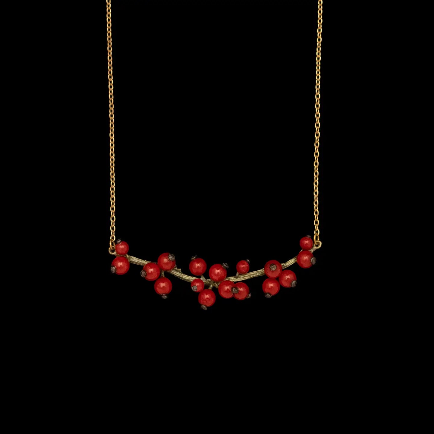 Michael Michaud- Winterberry Bar Necklace