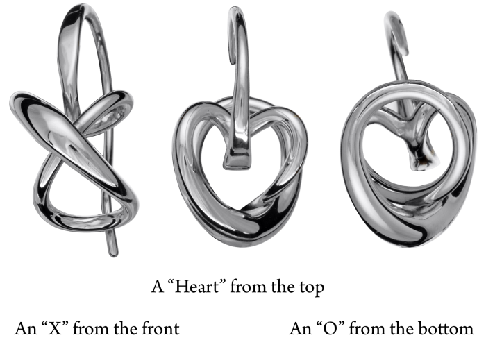 Ed Levin Secret Heart Earring Large