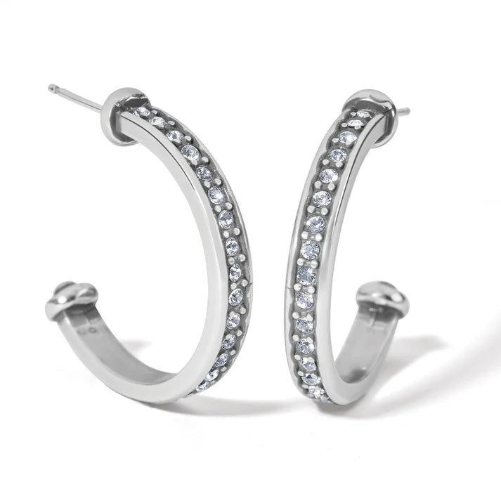 Brighton - Meridian Zenith Medium Hoop Earrings Silver