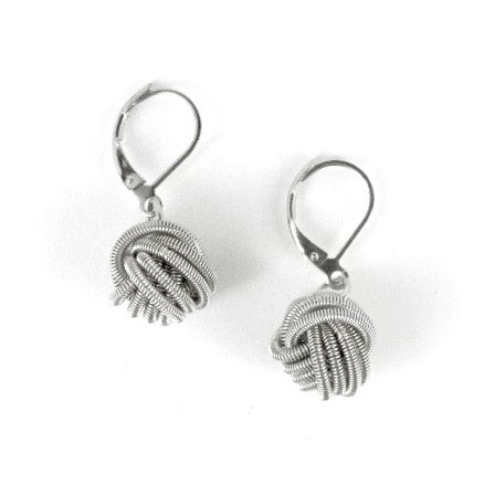 Piano Wire Silver Knots