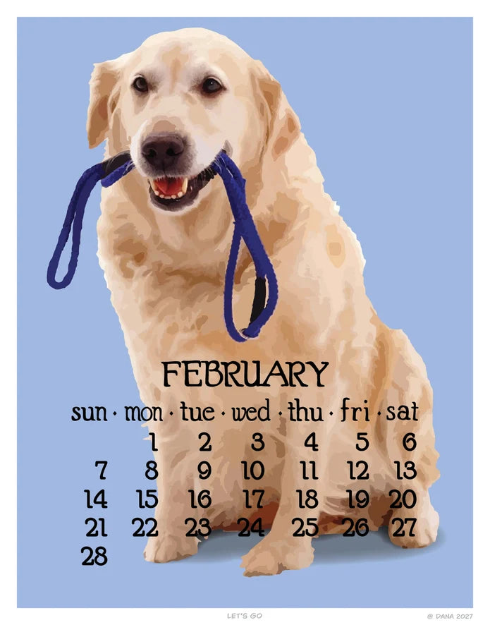 2027 Abacus Desk Calendar