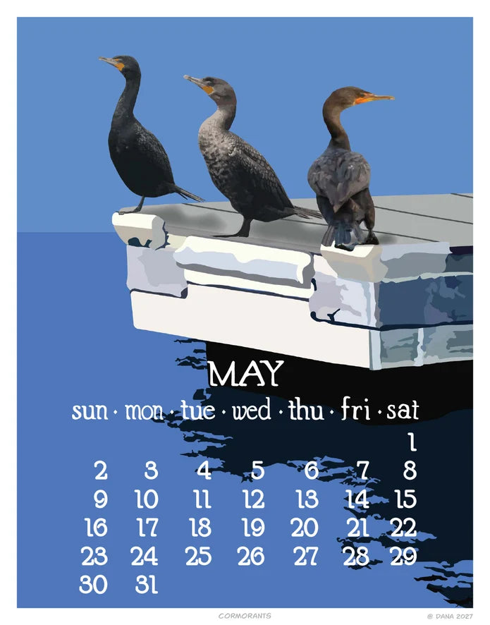2027 Abacus Wall Calendar