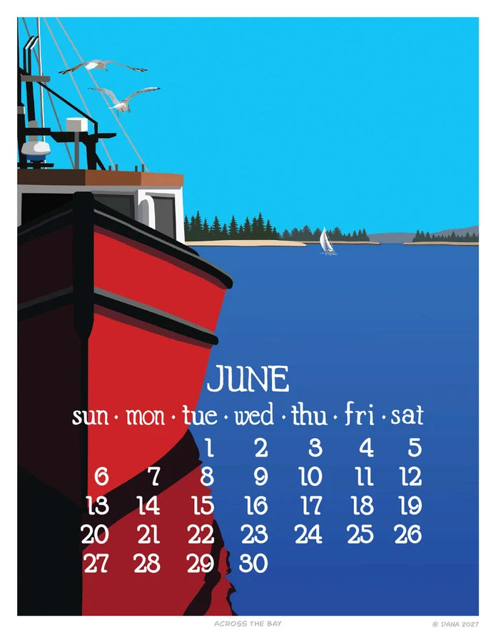 2027 Abacus Desk Calendar