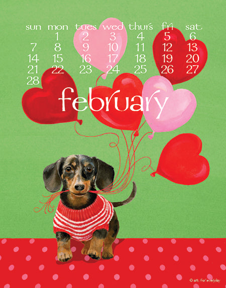 2027 Dog Days Poster 11X14 Calendar