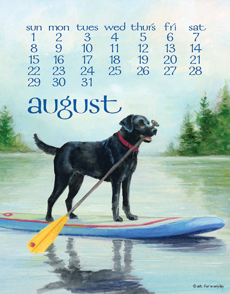 2027 Dog Days Poster 11X14 Calendar