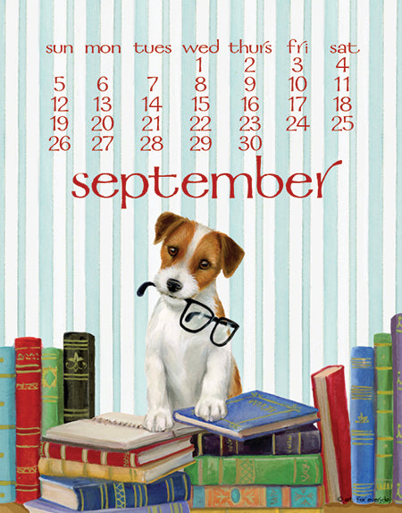 2027 Dog Days Poster 11X14 Calendar