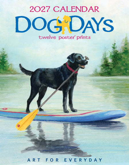 2027 Dog Days Poster 11X14 Calendar
