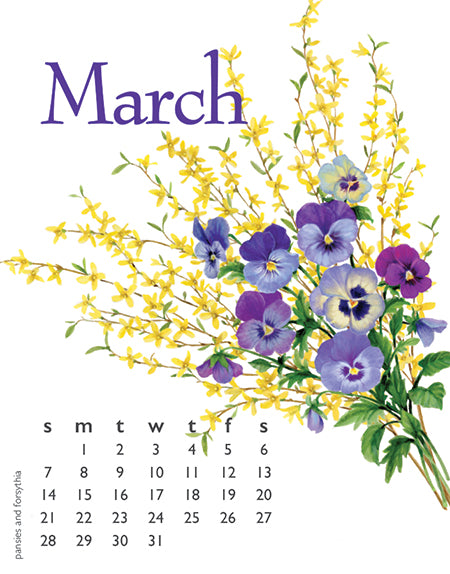 2027 Flowers Poster 11x14 Calendar