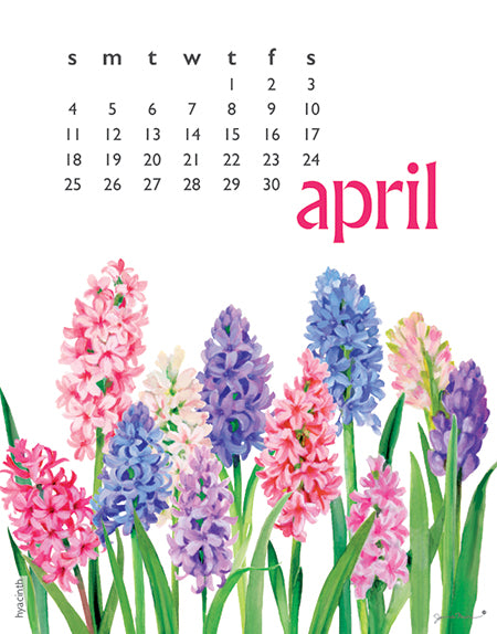 2027 Flowers Poster 11x14 Calendar