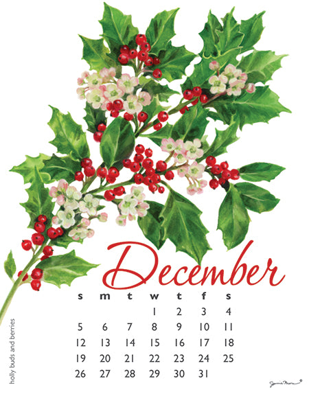 2027 Flowers Poster 11x14 Calendar