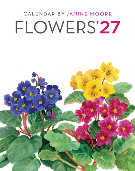 2027 Flowers Poster 11x14 Calendar
