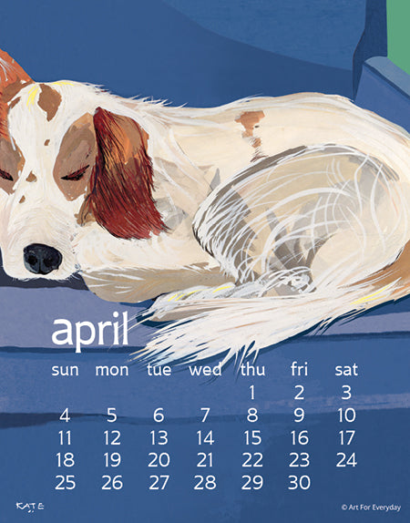 2027 Kate Libby Desk 5X7 Calendar