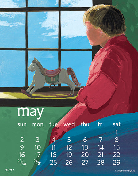 2027 Kate Libby Desk 5X7 Calendar
