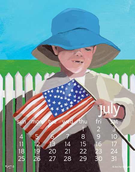 2027 Kate Libby Desk 5X7 Calendar