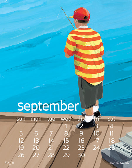 2027 Kate Libby Desk 5X7 Calendar