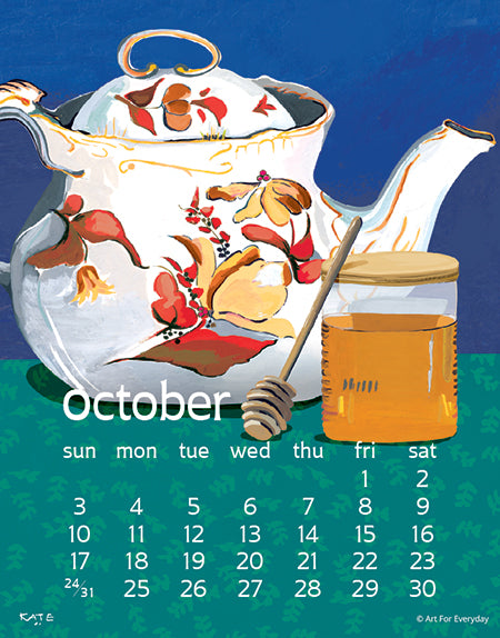 2027 Kate Libby Desk 5X7 Calendar