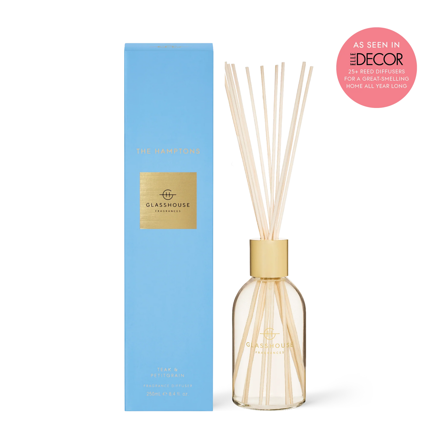 Glasshouse Fragrances - The Hamptons Fragrance Diffuser