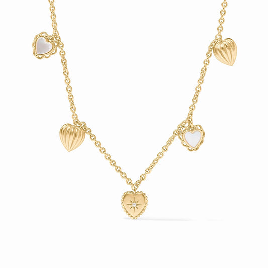 Julie Vos - Heart Delicate Charm Necklace