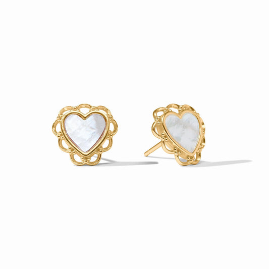 Julie Vos - Lace Heart Stud